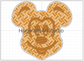 Mouse Waffle Embroidery Design Files- FOUR different versions included! Instant Download