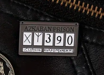 Prison License Plate Pin