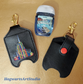 Rainbow Magic Castle Hand Sanitizer Holder Keychain - includes 1 oz bottle of B&BW sanitizer!