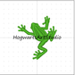 Hopping Tree Frog Embroidery Design File - Instant Download